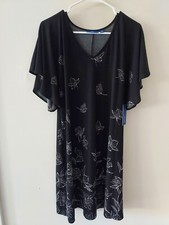 Apt 9 Little Black Dress With Cute Design. Mid Length Stretch Material Size L