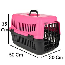 Small Pet Travel Carrier 19&rdquo; Hard Plastic Crate Cats Puppies, Rabbits USA Seller