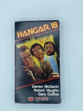 Hangar 18 VHS Drama Worldvision Home Video - Rare Cover! Free Shipping