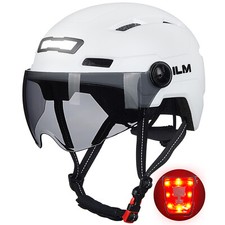 Ilm Bike Cycling Helmet With Usb Rechargeable Led Front And Back Light Men Women