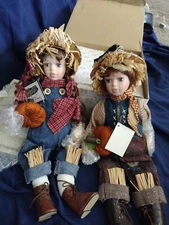 heritage signature collection porcelain doll Scarecrow Cuties 91003