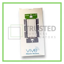 Lutron MRF2S-8S-DV-WH Maestro Vive Wireless Light Switch Dual Voltage White