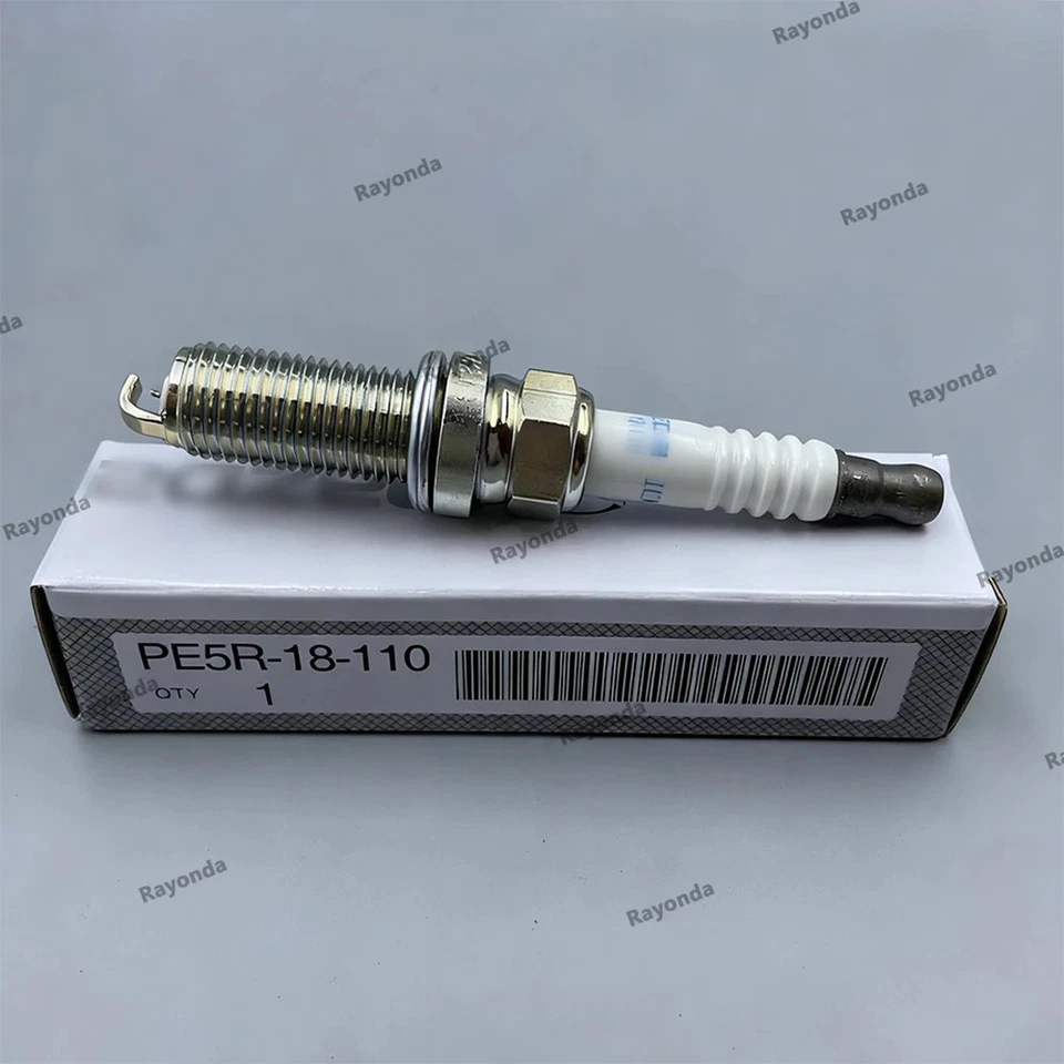 Juego de 4 bujías originales OEM MAZDA PE5R-18-110 ILKAR7L11 para CX-3 CX-5 CX-30 Foto 2 de 4