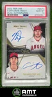 92647 2022 Topps Tier One Shohei Ohtani Mike Trout Dual Auto 21/25 Angels PSA 10