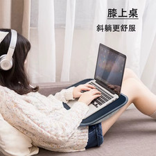 Portable Laptop Lap Desk Tray Cushion Lightweight Stand Mouse Pad Wrist Rest UK