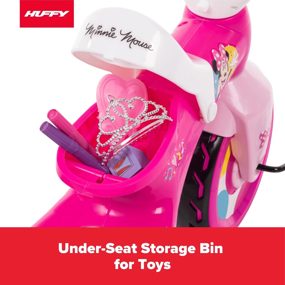 Minnie Mouse LED Trike for Toddlers Lightweight Fun Ride On Toy for Ages 1.5 ... - Image 3 of 4