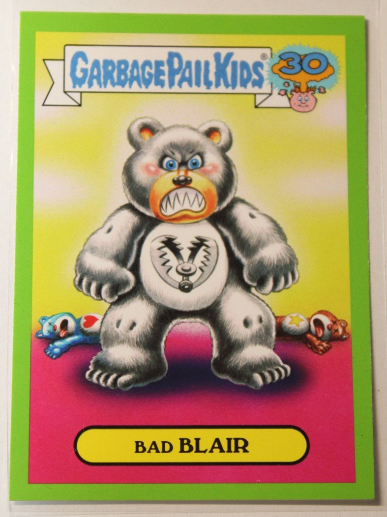 Bad BLAIR #10a 2015 Garbage Pail Kids 30th Anniversary trading card — raw and PSA graded price guide