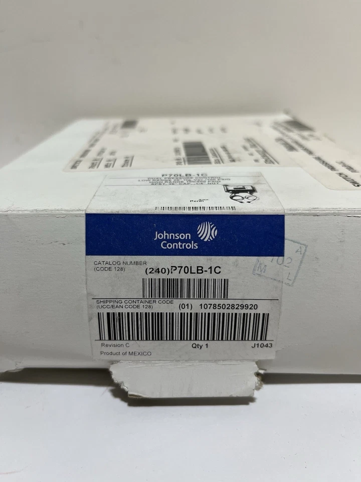 JOHNSON CONTROLS P70LB-1C Dual Pressure Control Revision C 500PSIG NEW IN BOX - Image 2 of 4