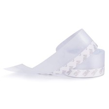 TAROSE Weather Stripping, 33 Feet, Transparent, 45MM, Silicone, Door Seal, Wi...