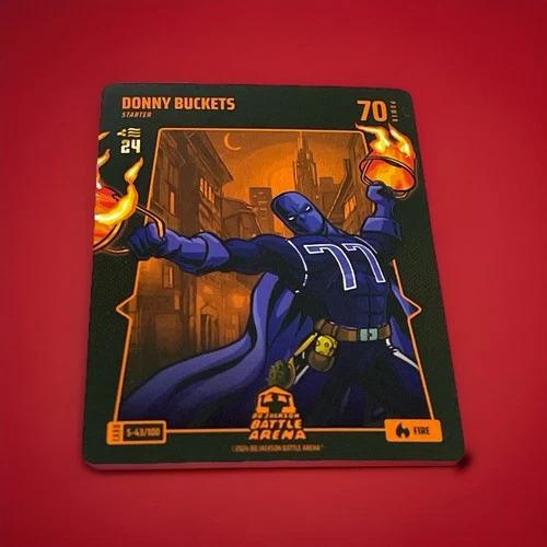2024 NSCC Bo Jackson Battle Arena Donny Buckets Fire S-43/100 Luka Doncic 🔥🔥