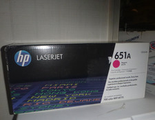 Genuine HP CE343A 651A Magenta Toner Print Cartridge - NEW OPEN BOX SEALED BAG
