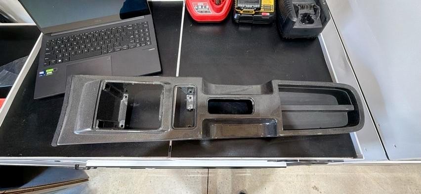 Ferrari 599 Carbon Fiber Center Console Upper Trim OEM 69143200