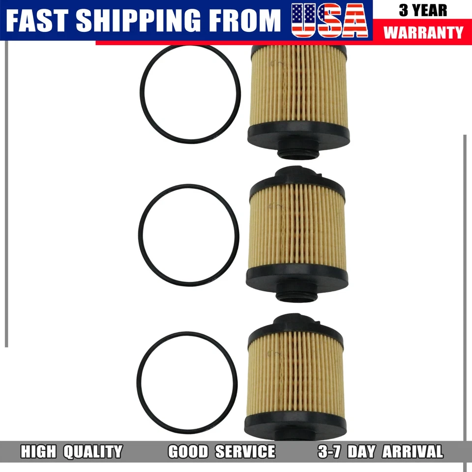 Filtro de aceite 3X 07L115561C para Lamborghini Gallardo 2004-2008 EE. UU. Foto 4 de 4