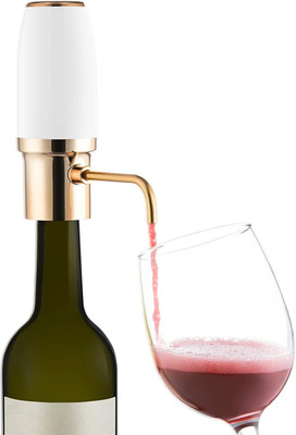 Electric Wine Aerator, 5X Faster than Traditional Decanter, One-Button Operation