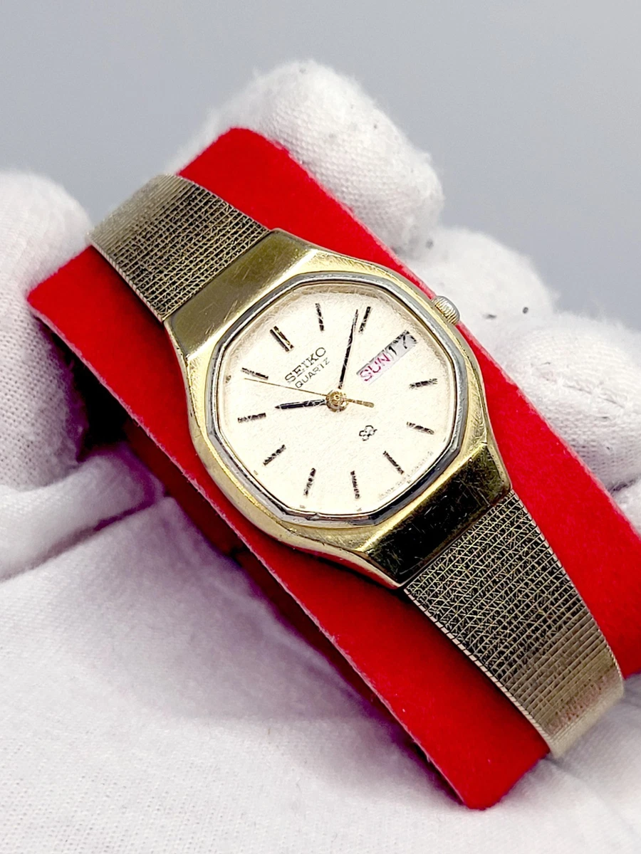 VTG 1960s Seiko Calendial Kooilseiko Wind Up 2107-0140 Ladies Watch 22mm -Repair Preços baixos em Relógios de pulso feminino Seiko Brass Caso  main image 2