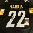 Pittsburgh Steelers Harris #22 Autographed Football Jersey JSA Authenticated