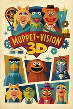 Muppetvision 3d Muppet Vision Attraction Kermit Ralph Gonzo Poster MATTE 11X17