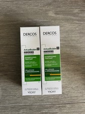 Image of Vichy dercos anti dandruff shampoo for dry hair x 2 bottles