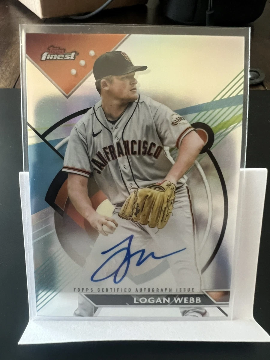 Logan Webb Autograph サイン 2023 Topps　オート 2023 Topps Big League Logan Webb Orange Autograph SP #140 SF
