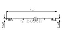 Bosch Bremsschlauch 1 987 481 480