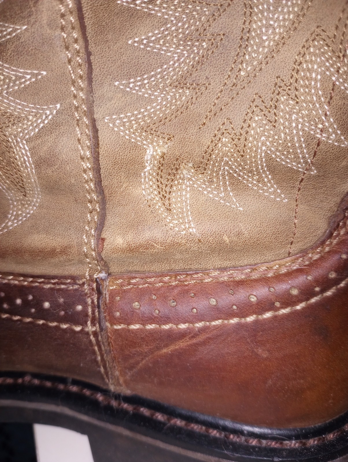 Ariat Western Performance Brown Square Toe Boots … - image 4