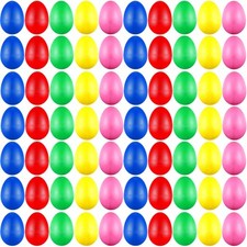 100 Pieces Egg Shakers Musical Instruments Percussion Maracas Egg For