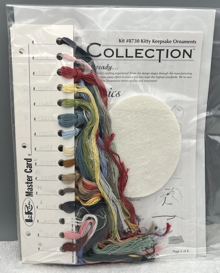 Размеры Золотой Kitty сувенир украшения крестиком диаграмма и остатки нити - Изображение 2 из 3