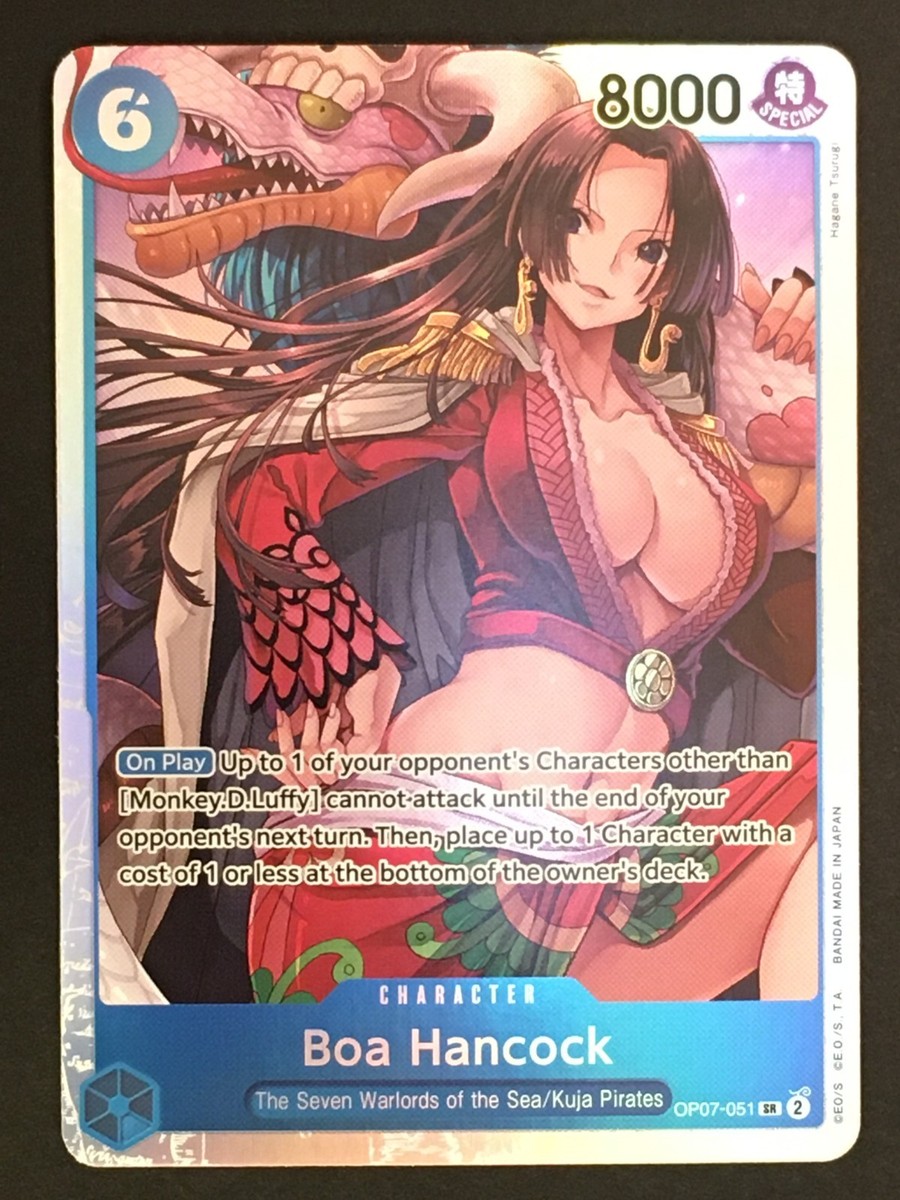 Boa Hancock OP07-051 One Piece TCG English SR Super Rare Foil NM