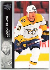 2021-22 Upper Deck #355 Colton Sissons Nashville Predators