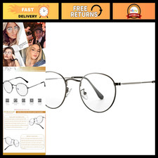 Round Blue Light Blocking Glasses for Men  Women - Stylish Circle Eyewear