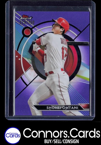 Shohei Ohtani 2023 Topps Finest #17 Purple Refractor /250