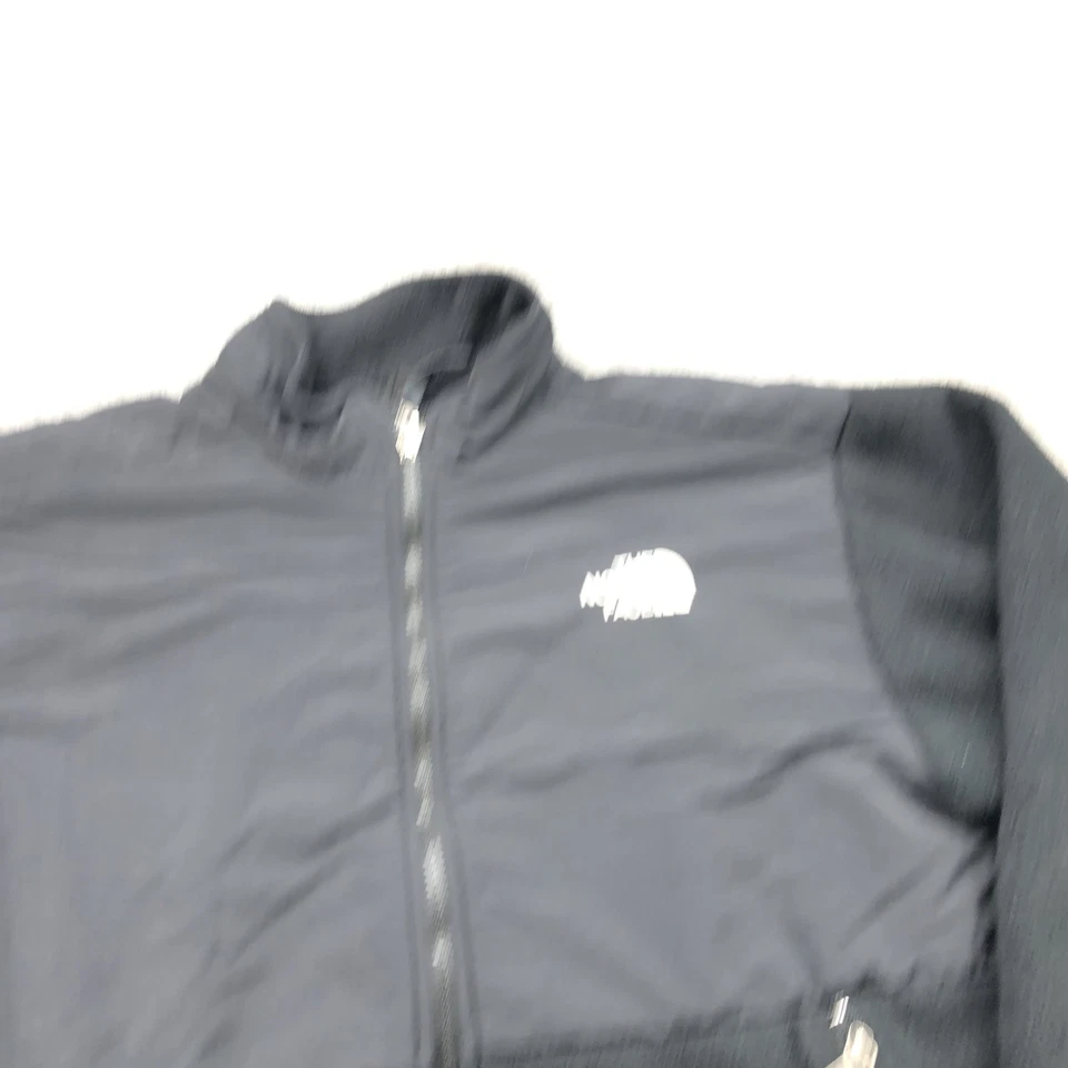 Chaqueta North Face Juvenil XL Negra Polar Cremallera Completa Exterior Denali Bolsillos Foto 4 de 4