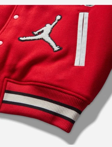 Limited Edition High Demand - Jordan X Saint Mx6 Collab Varsity Bomber Jacket image 4