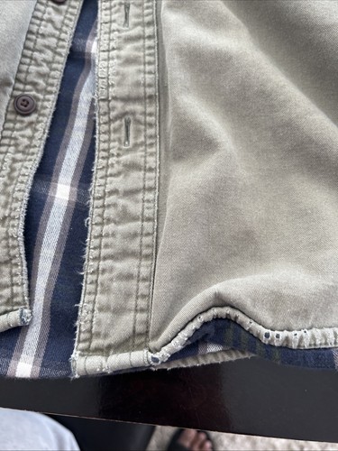 Camicia usata L.L Bean foderata a quadri taglia L-reg *Leggere bene * - Foto 7 di 18