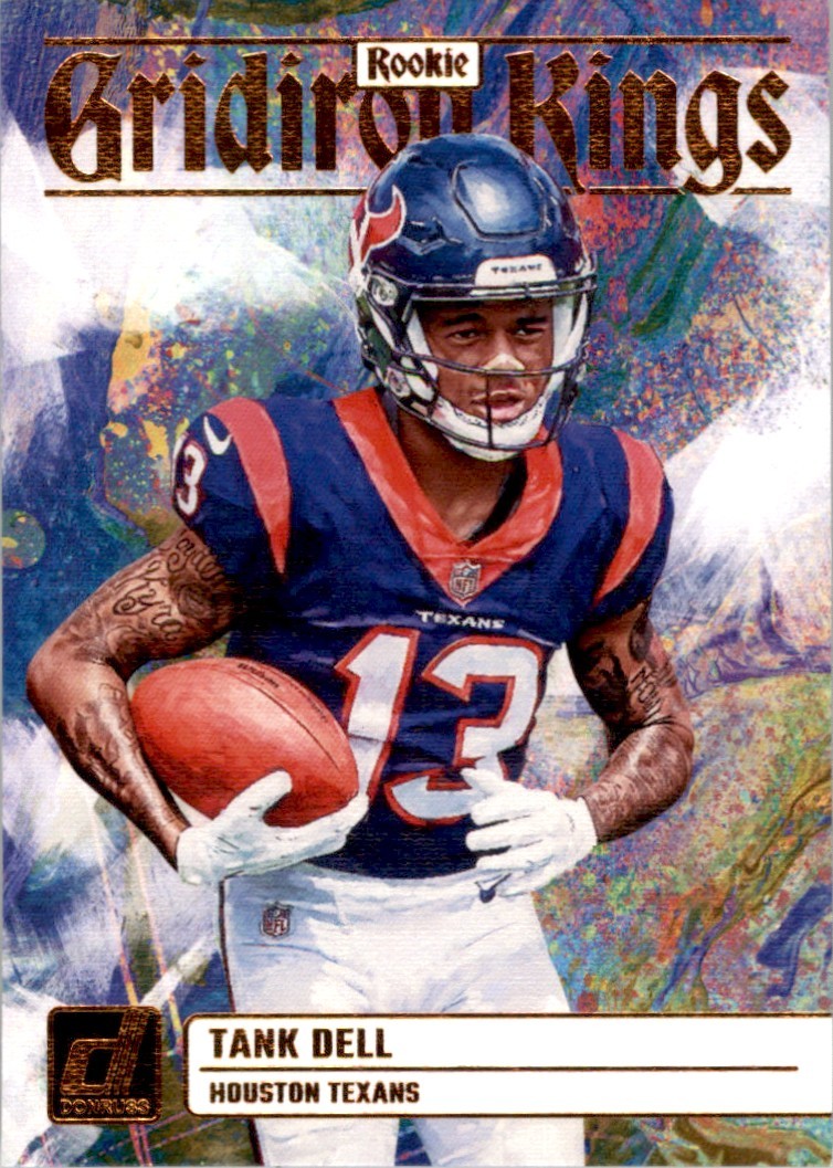 Tank Dell 2023 Donruss Rookie Gridiron Kings RC #RGK-19 Houston Texans