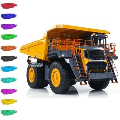 LESU 1/16 Metal Hydraulic RC Mine Truck Car Dumper Aoue R100E PNP Model Lights