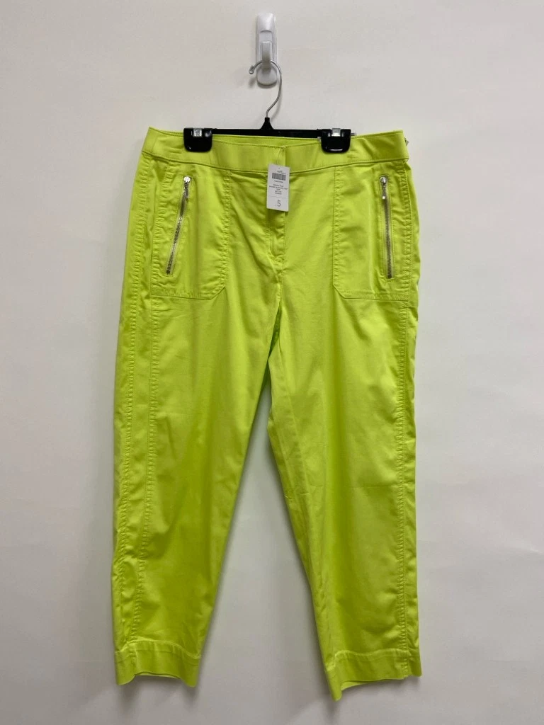 NWT Chico's Size 0.5 Neon Green Ladies Capri