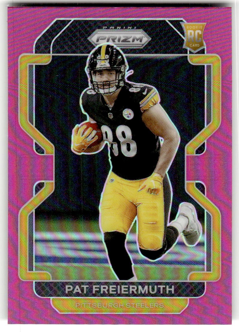 2021 Panini Prizm Pat Freiermuth Pink Rookie #362