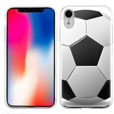 For Apple iPhone XR TPU Phone Case - Soccer