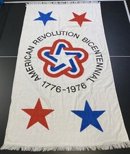 Vintage American Revolution Bicentennial Towel 1776-1976 Cannon Made In USA