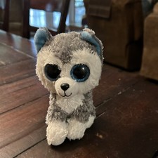 Ty Beanie Baby Slush the Huskie Dog Without Tag 6"