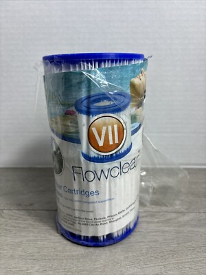 New Bestway Flowclear VII Replacement Pool Spa Filter Cartridges 2pk