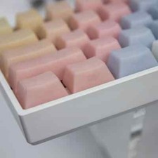 POM Jelly Snowcone Keycaps with Side Legends 109 keycap set