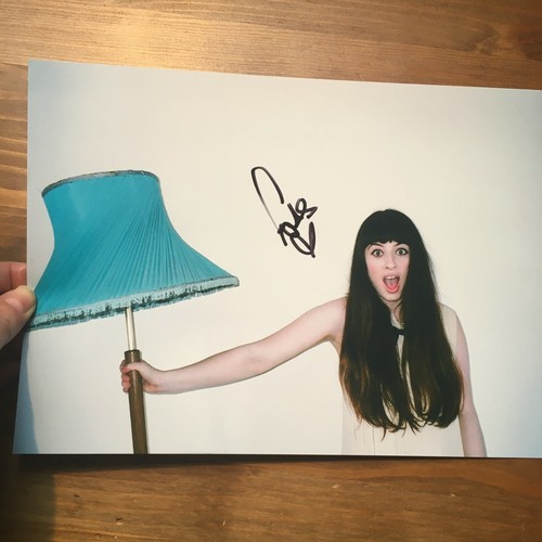 Foxes * HAND SIGNED AUTOGRAPH * A4 photo IP band music Louisa Rose Allen