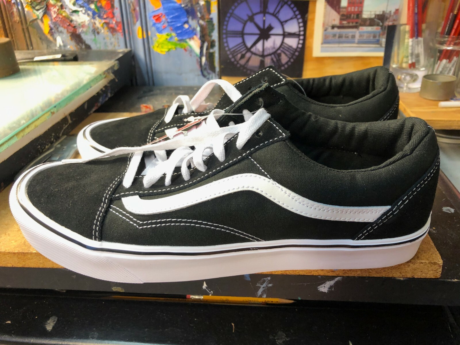 vans old skool lite suede canvas