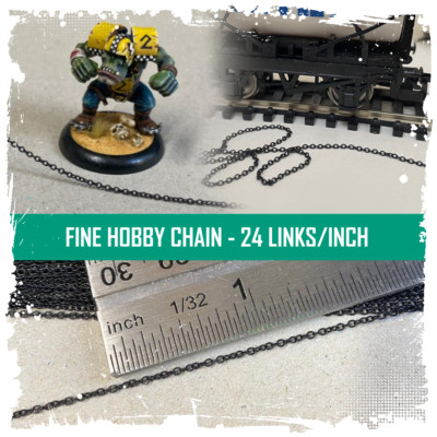 24'' Fine Scale Hobby Chain | Modelleisenbahnen, Eisenbahnen, Warhammer, Landschaft & mehr