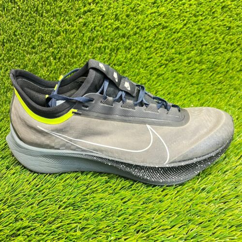 Nike Zoom Fly 3 Premium Mens Size 8 Gray Black Athletic Running Shoes Sneakers