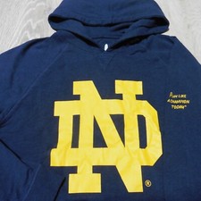 JOHNNIE-O x NOTRE DAME Mens M MEDIUM HOODIE PLACT HOLTZ FIGHTING IRISH PULLOVER