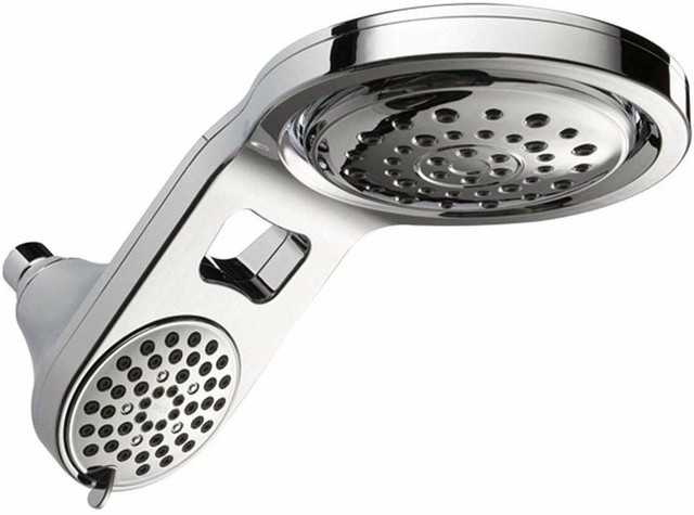 Delta 75598 Hydro Rain Dual Shower Head Combo With Adjustable