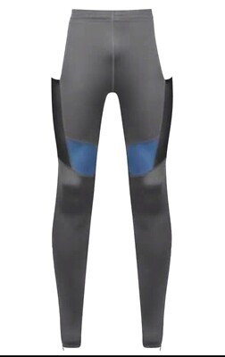 7 DAYS ACTIVE 'Running Tights - Long' Men's Compression Training Pants S Gry NWT